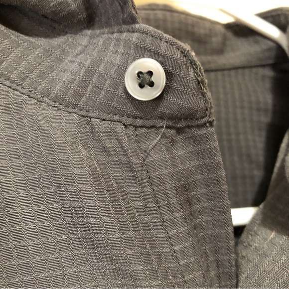 George Long Sleeve Button Down Shirt - Dark Gray - M 38-40 - Picture 15 of 16